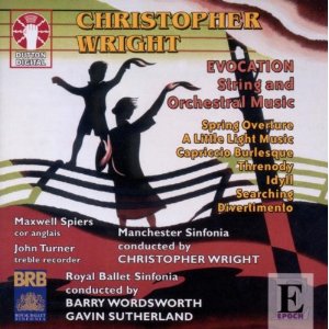 Evocation: String and Orchestral Music - CD Cover